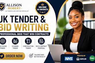 handle UK cleaning tender security tender construction bid and proposal