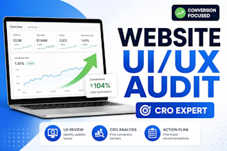 audit your website UI UX for higher conversions