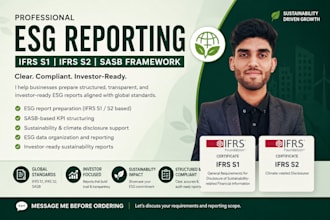 prepare esg and sustainability reports