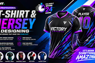 design custom jersey design or sublimation design