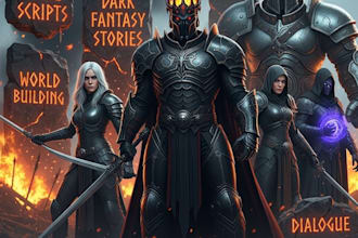 write game scripts and dark fantasy lore