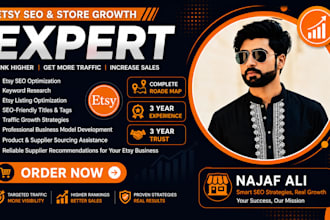 be your etsy SEO expert to optimize listings, increase traffic boost sales