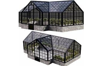 design greenhouse plans, layouts, and 3d realistic renders