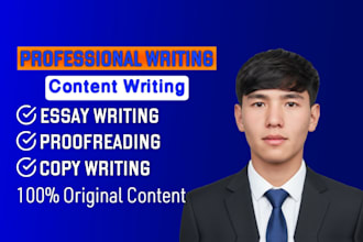 provide professional content writing and copywriting services