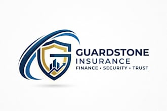 design a professional insurance logo for finance, security and trusted business