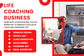 design life coaching website, consulting website, life coach website