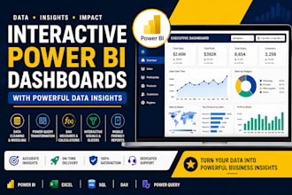 create professional power bi dashboards and reports