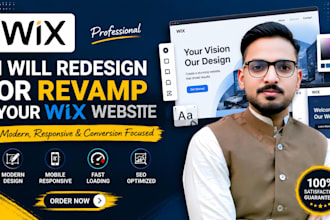 redesign or revamp your wix website