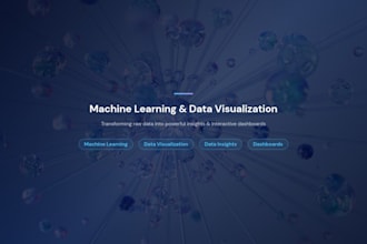 data analysis and data visualization dashboards