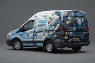 unique car wrap design, vehicle wrap design