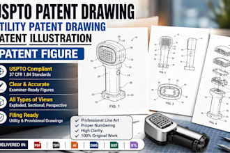 uspto patent drawing utility patent drawing patent illustration patent figure