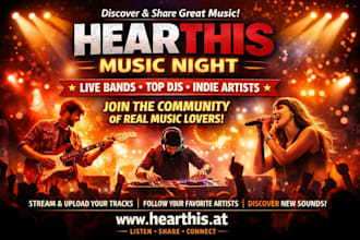 promote hearthis at music to organic audience and listeners