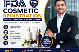 handle fda cosmetic registration and mocra compliance