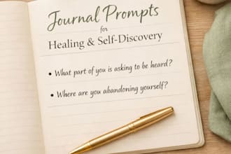 custom journal prompts for healing