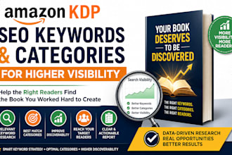 optimize amazon KDP SEO keywords and categories for higher visibility