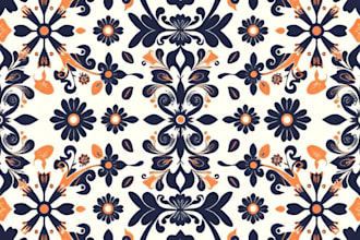 design a seamless art deco geometric pattern