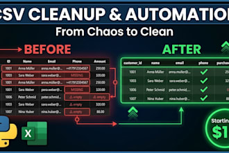 automate your excel or CSV data processing with python