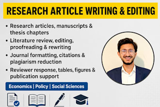 write, edit, and improve research articles for publication