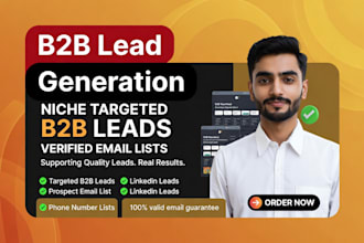 do b2b lead generation any industry, linkedin lead gen