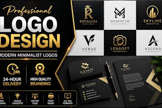 design a modern minimalist luxury business logo