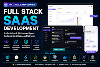 build a full stack ai powered saas web application
