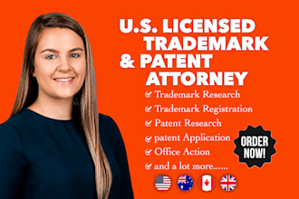 be your US licensed trademark and patent attorney