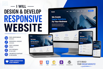 design and develop responsive website