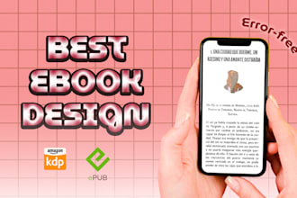 do professional ebook formatting and layout design