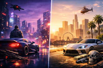 make youtube thumbnails for gaming