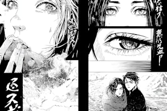 create custom manga comic pages with professional style
