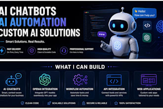 develop custom ai solutions and automation tools
