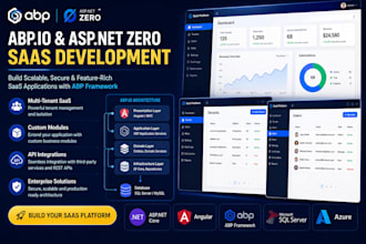develop abp io and aspnet zero saas applications