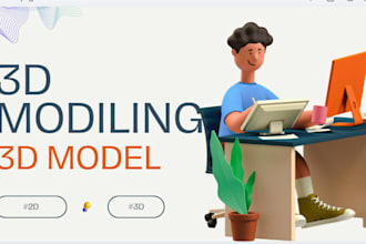 do professional 3d modeling and texturing for games or products high poly 3d mod