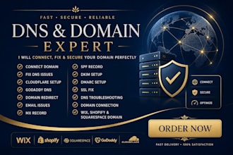 setup or fix spf, dkim, dmarc, cname, mx and dns record
