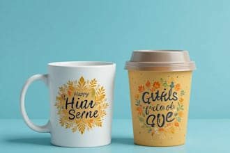 design coffee mug or cup for you