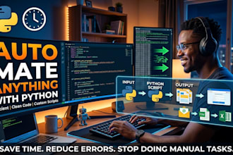 write custom python automation scripts to automate tasks
