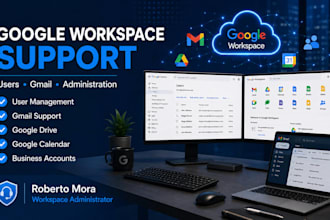 manage google workspace users, email and administration