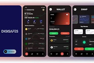 develop crypto wallet app and website