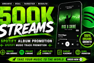 do spotify album promotion, spotify music track promotion