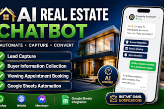 build an ai real estate chatbot for lead capture and viewing appointments