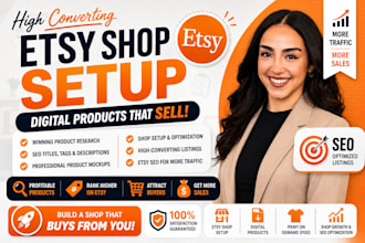 set up and optimize your etsy shop for sales and growth
