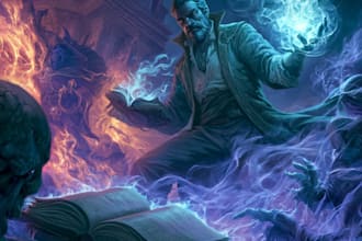 draw a custom cover art for your comic, book or podcast