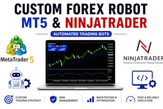 develop a trading custom made forex robot for mt5 and ninjatrader platform