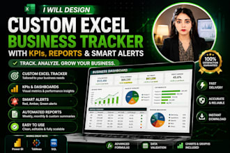 build an excel KPI dashboard tracker with smart alerts