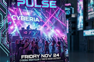 design professional event posters