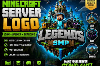 minecraft server logo design