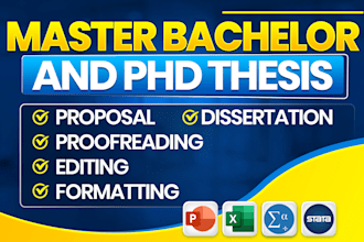 edit, enhance proofread your master and bachelor thesis dissertation