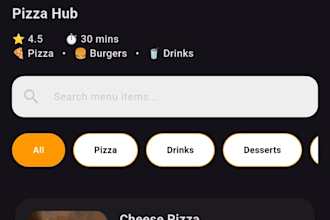 flutter screen UI UX designing,, offline database,API integration, firebase