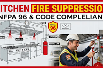 kitchen fire suppression system and nfpa 96 compliance plans