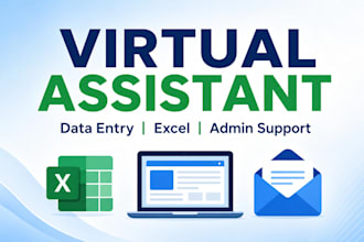 virtual assistant data entry admin support